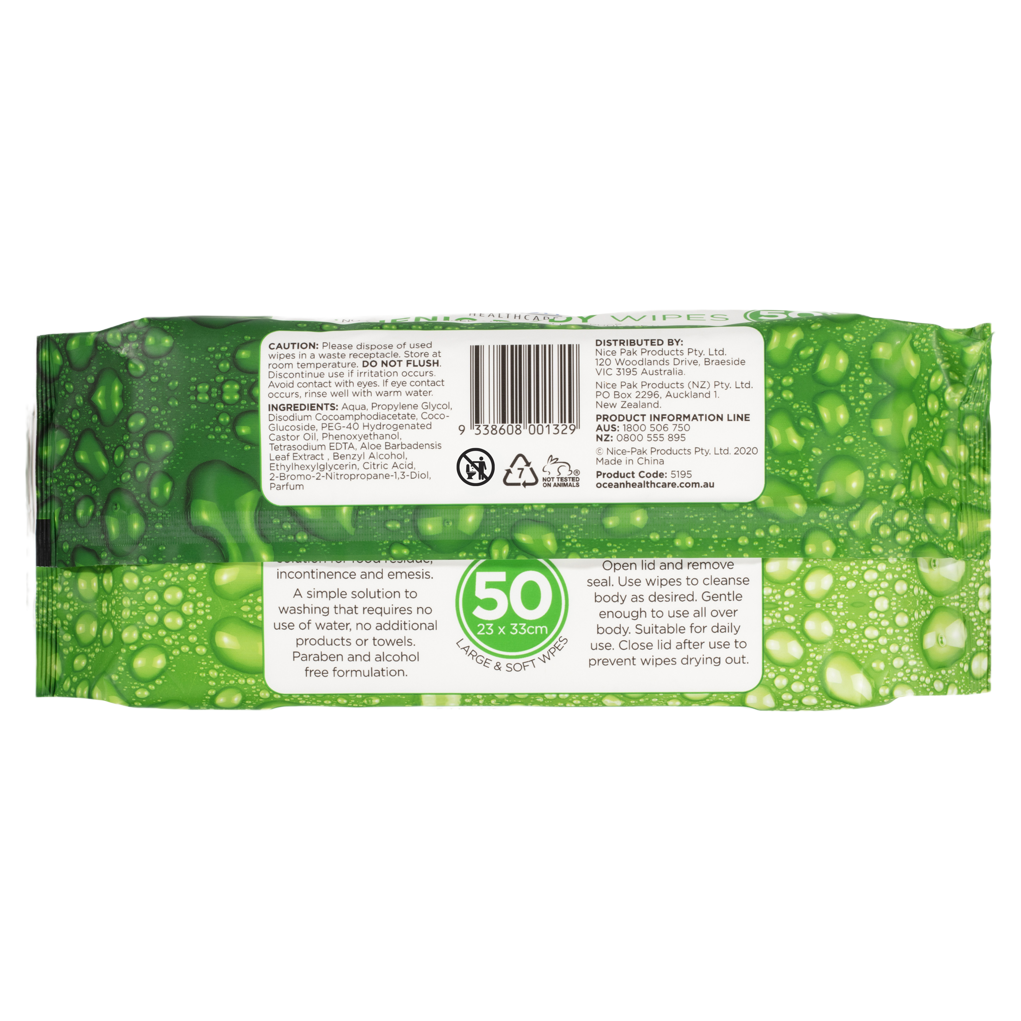 Hygienic Body Wipes - view 2